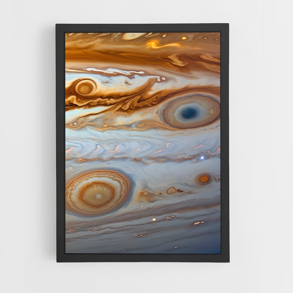 Poster Jupiter fascinante tache rouge – affiche Système solaire (vue 2)